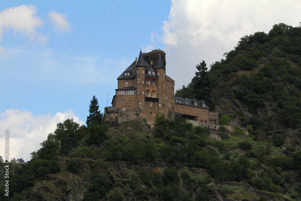 Burg Katz im Mitttelrheintal bei St. Goarshausen