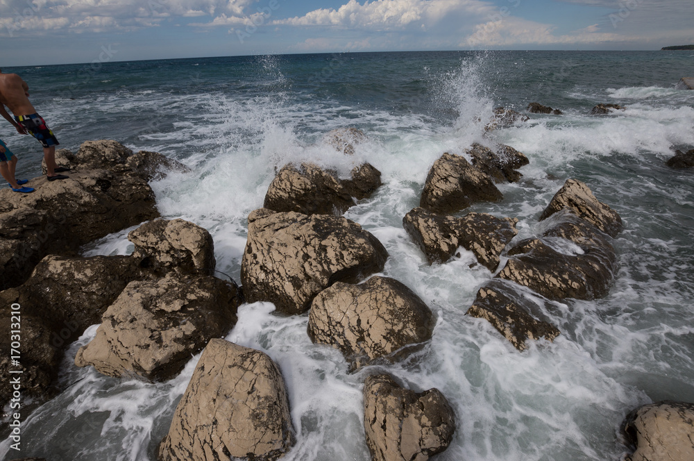 Obraz premium Urlaub in Kraotien am Mittelmeer, Istrien