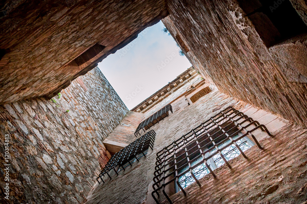 Intérieur de la Forteresse de Salses à Salses-le-Château Intérieur de la Forteresse de Salses à Salses-le-Château