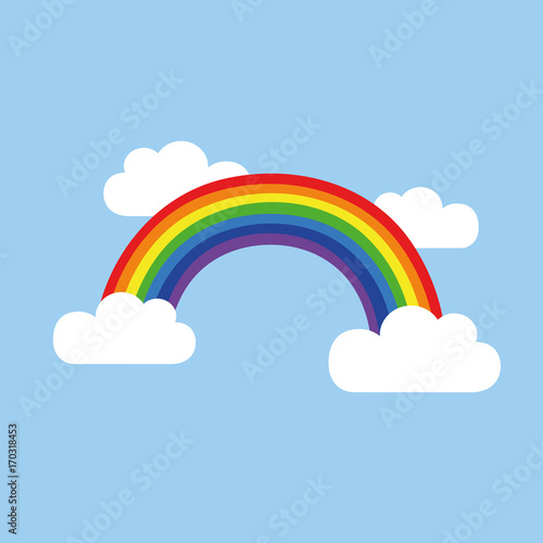 regenbogen im himmel