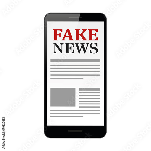 fake news auf dem smartphone