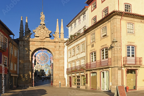 City gate, Braga Portugal photo