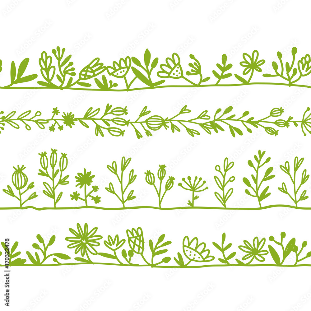 Herbs, seamless pattern for your design Herbs, seamless pattern for your design