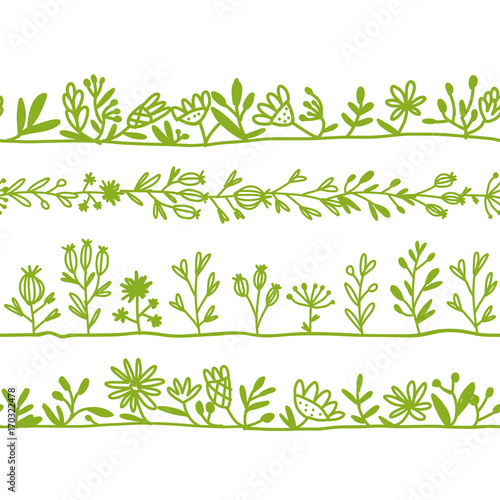 Herbs, seamless pattern for your design