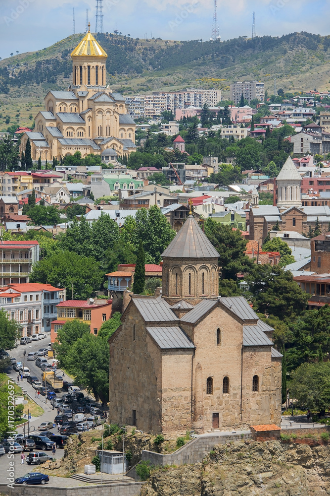 cityscape of Tbilisi, the capital of Georgia