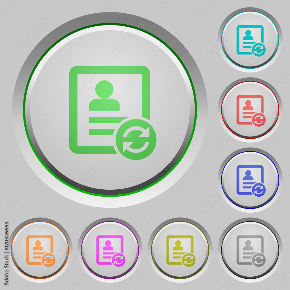 Refresh contact push buttons Refresh contact push buttons