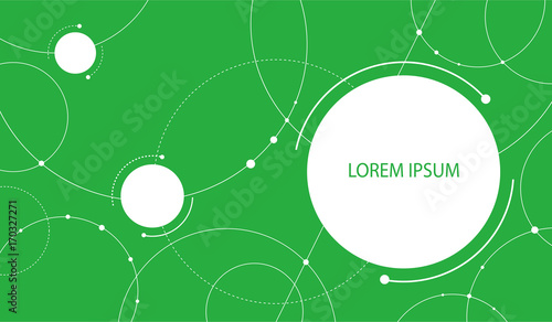 Modern Design Circle template.Background with circles and lines