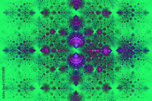Render fractal illustration of daydreaming magick space explosion