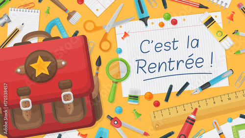 rentrée scolaire - bannière