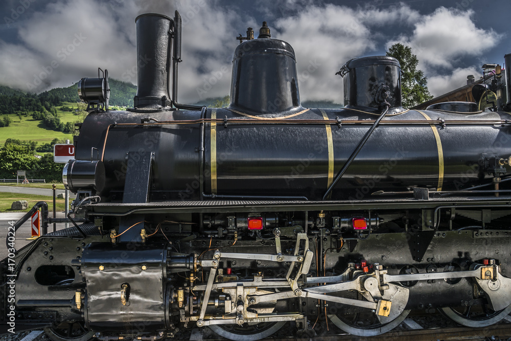 Fototapeta premium train à vapeur