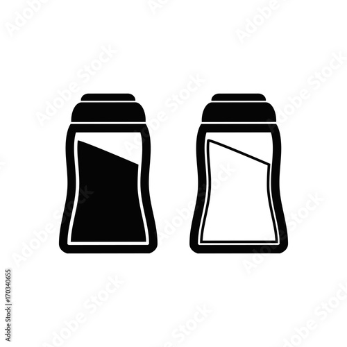Salt shaker and pepper shaker