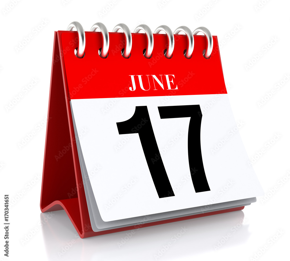 June 17. Calendar