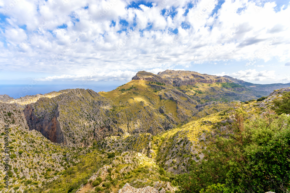Panorama im Serra de Tramuntana Panorama im Serra de Tramuntana