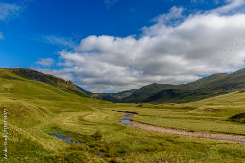 Scottish countryside in summer photo