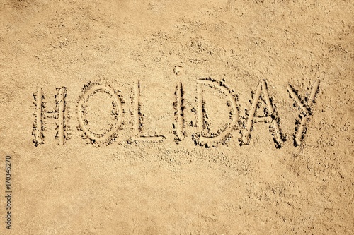 Holiday - beach, sand
