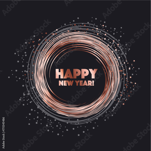 sparkling circle vector ill...