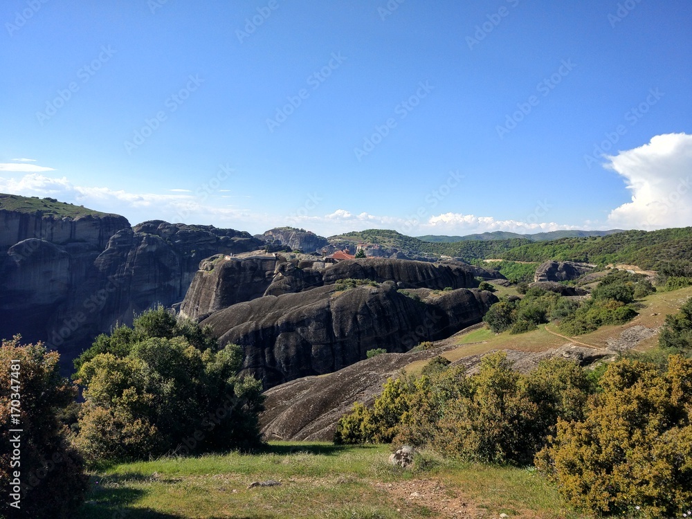 Naklejka premium Meteora in Greece, 2017