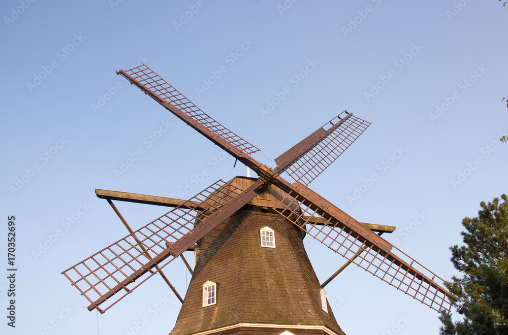Traditional Swedish windmill