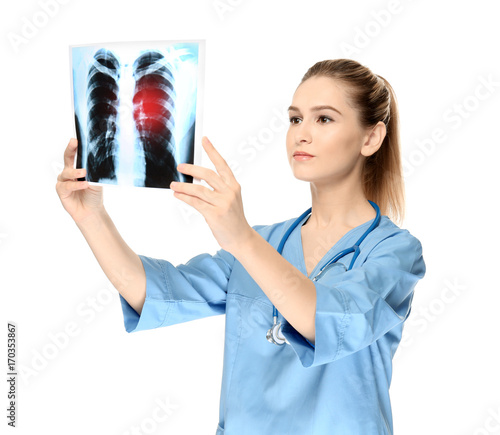 Young medical assistant wit...