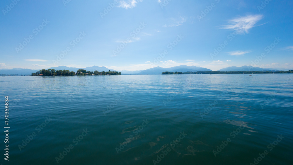 Lake Chiemsee, Bavaria, in summer