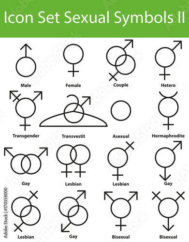 Icon Set Sexual Symbols II