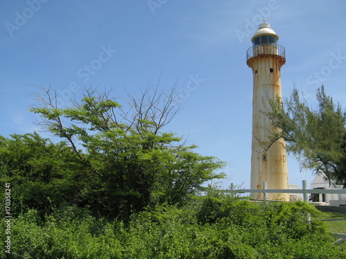 Bild auf Leinwand Lighthouse in Grand Turk, Turks & Caicos Islands