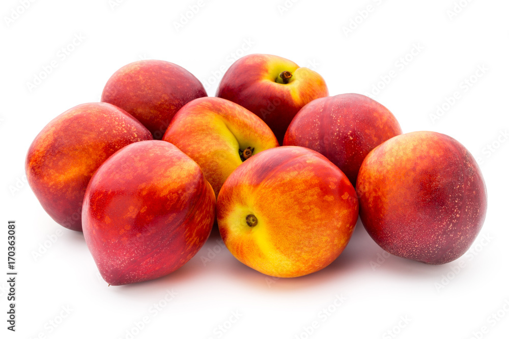 Peach. Fruit with isolated on white background. Peach. Fruit with isolated on white background.