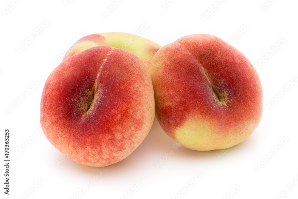 Peach. Fruit with isolated on white background. Peach. Fruit with isolated on white background.