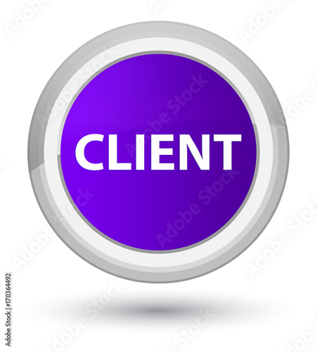 Client prime purple round button
