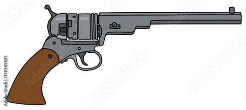 Vintage long revolver
