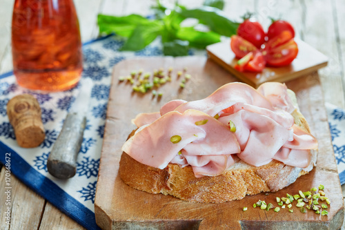 Sandwich With Mortadella