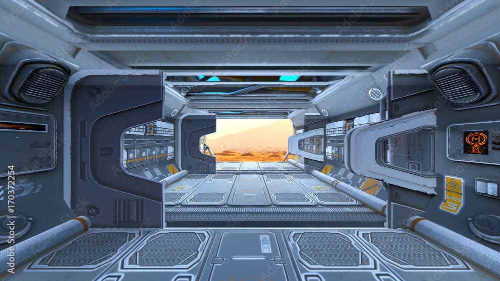 Obraz premium 宇宙ステーション