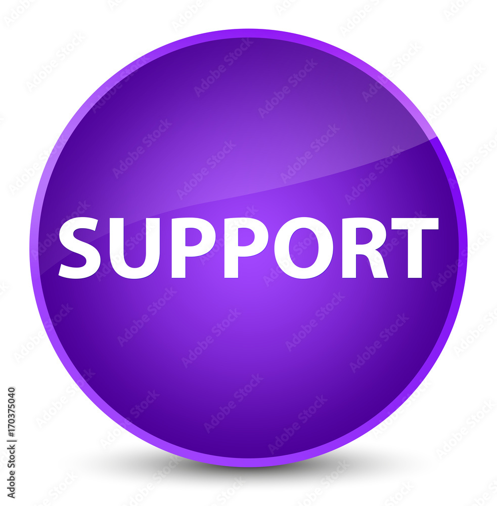 Support elegant purple round button Support elegant purple round button