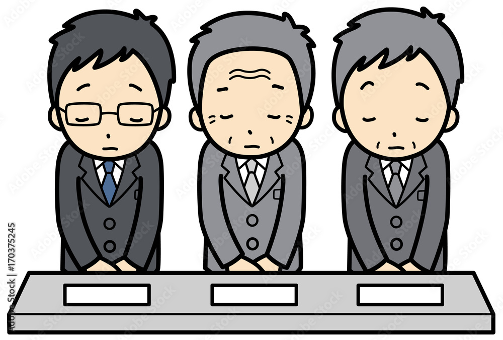 謝罪会見 Stock イラスト Adobe Stock