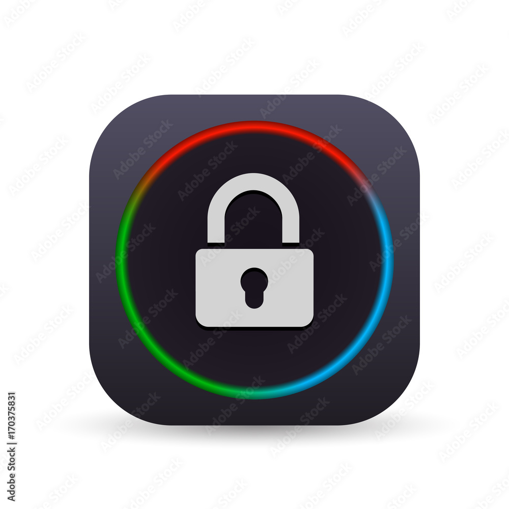 Dark MultiColor Web Button Dark MultiColor Web Button