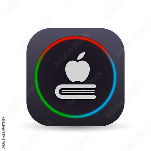 Dark MultiColor Web Button