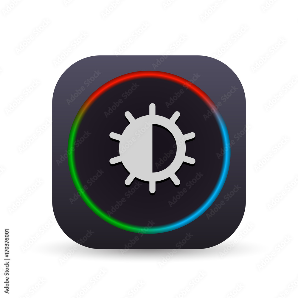 Dark MultiColor Web Button Dark MultiColor Web Button