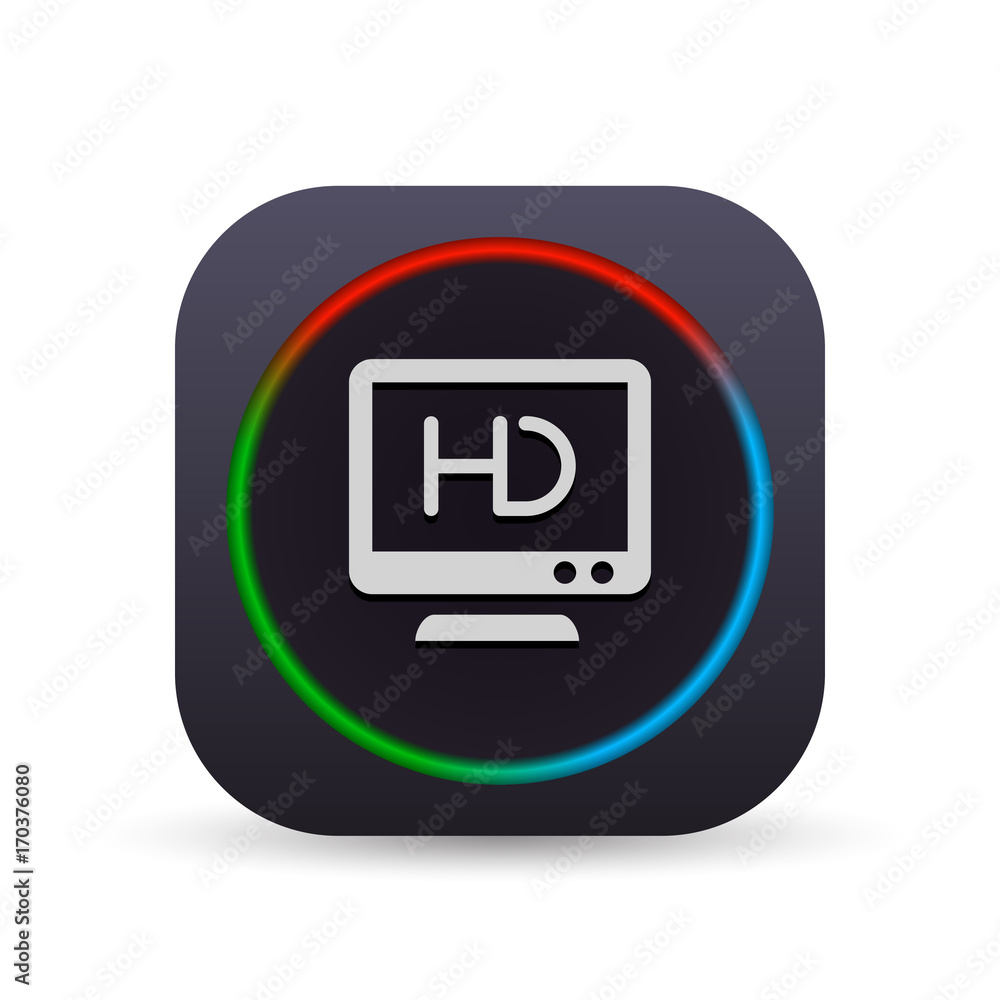 Dark MultiColor Web Button Dark MultiColor Web Button