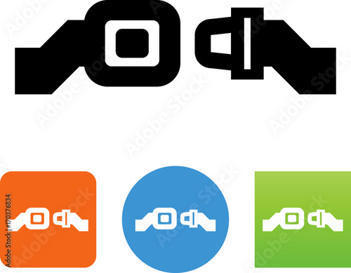 Seat Belt Icon - Illustration