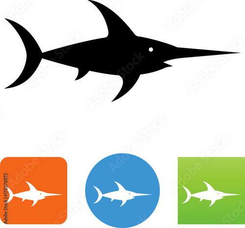 Swordfish Icon - Illustration