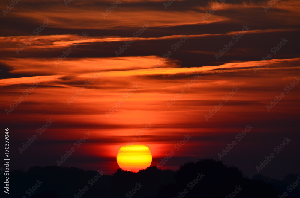 Obraz premium Coucher de soleil