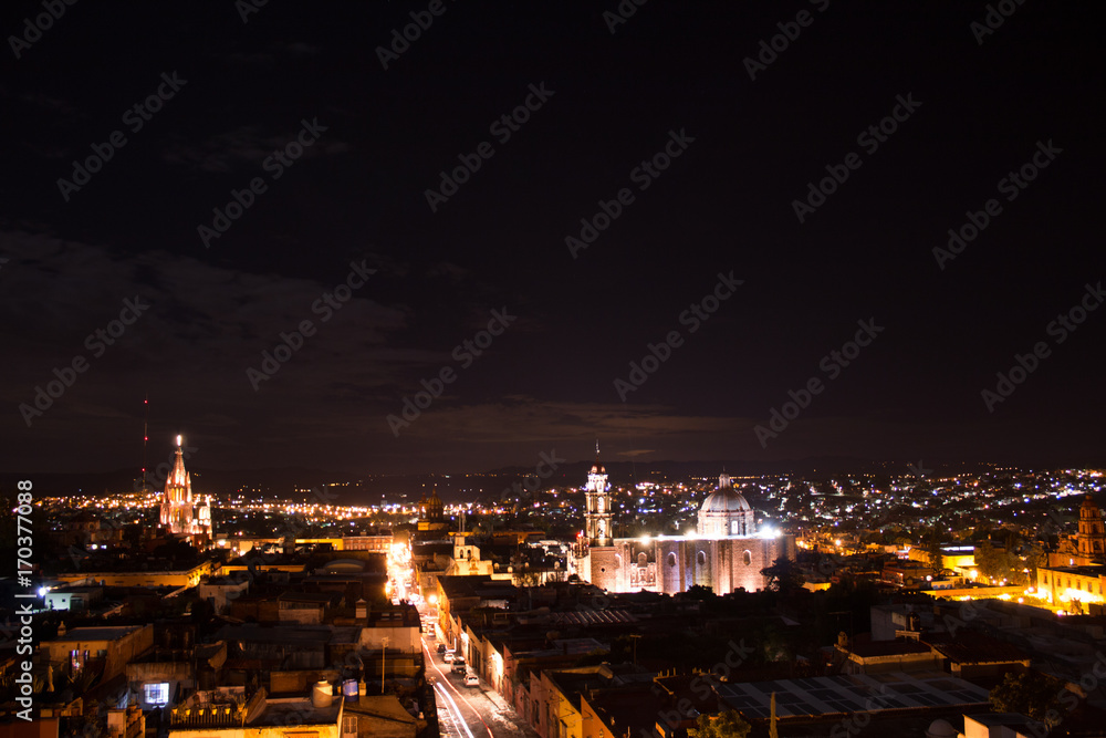 Fototapeta premium San Miguel de Allende, night