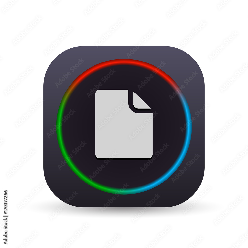 Dark MultiColor Web Button