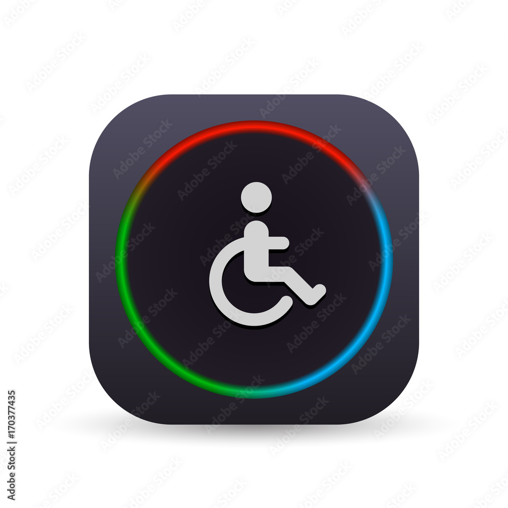 Dark MultiColor Web Button Dark MultiColor Web Button