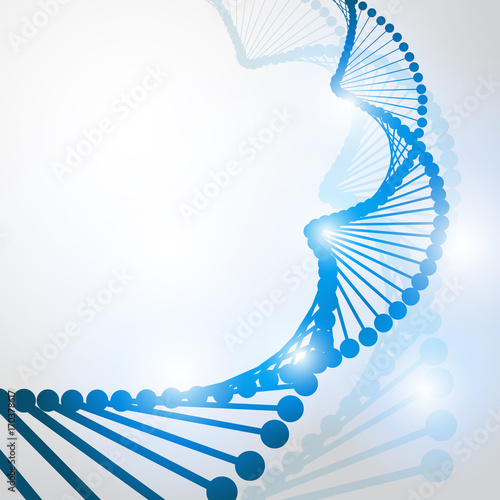 DNA molecule structure background