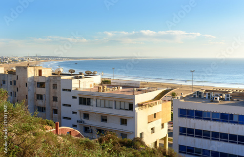 View of Beach in Agadir city, Morocco © Elena Odareeva