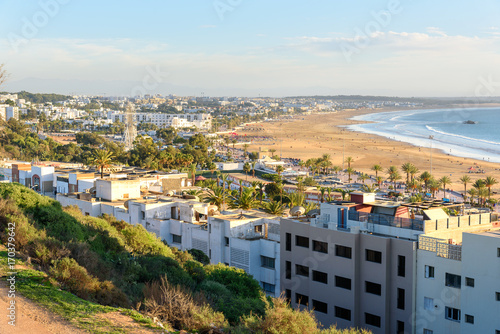 View of Beach in Agadir city, Morocco