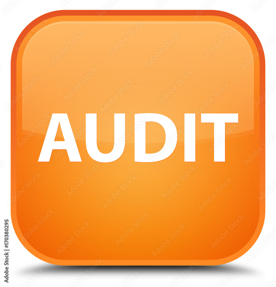 Audit special orange square button Audit special orange square button