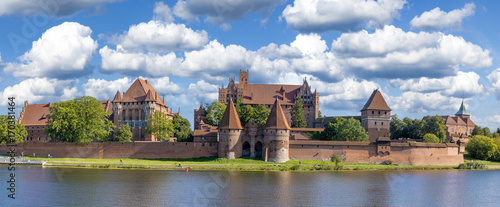 Teutonic castle in Malbork  Poland