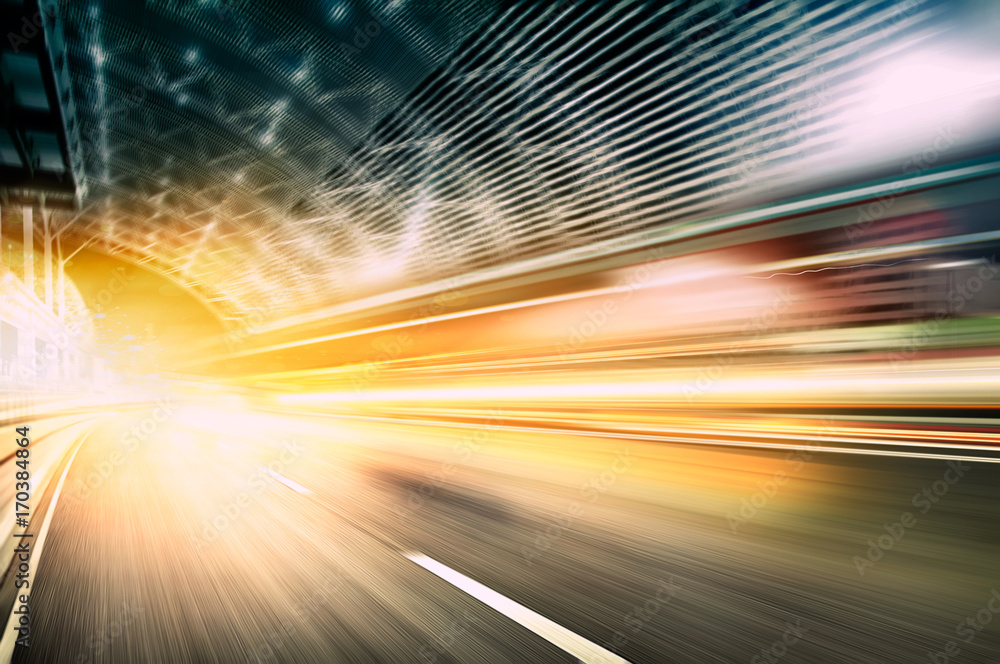 Car speed, dynamic background Car speed, dynamic background